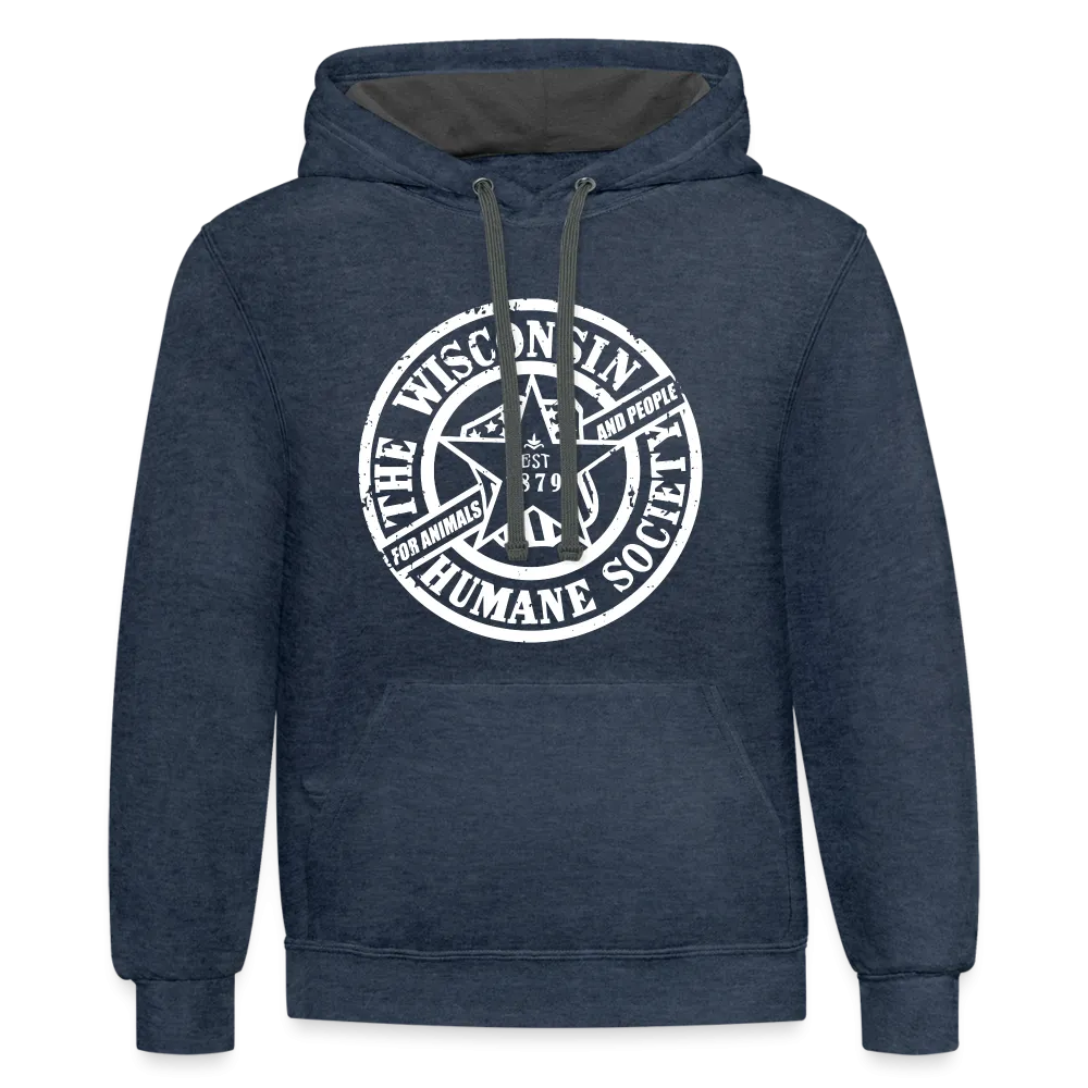 WHS 1879 Logo Contrast Hoodie
