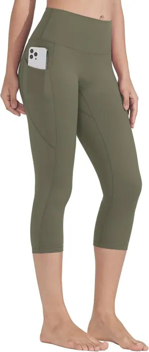 Willit Women's Yoga Capri Leggings Pants with Pockets High Waisted Exercise Casual Workout