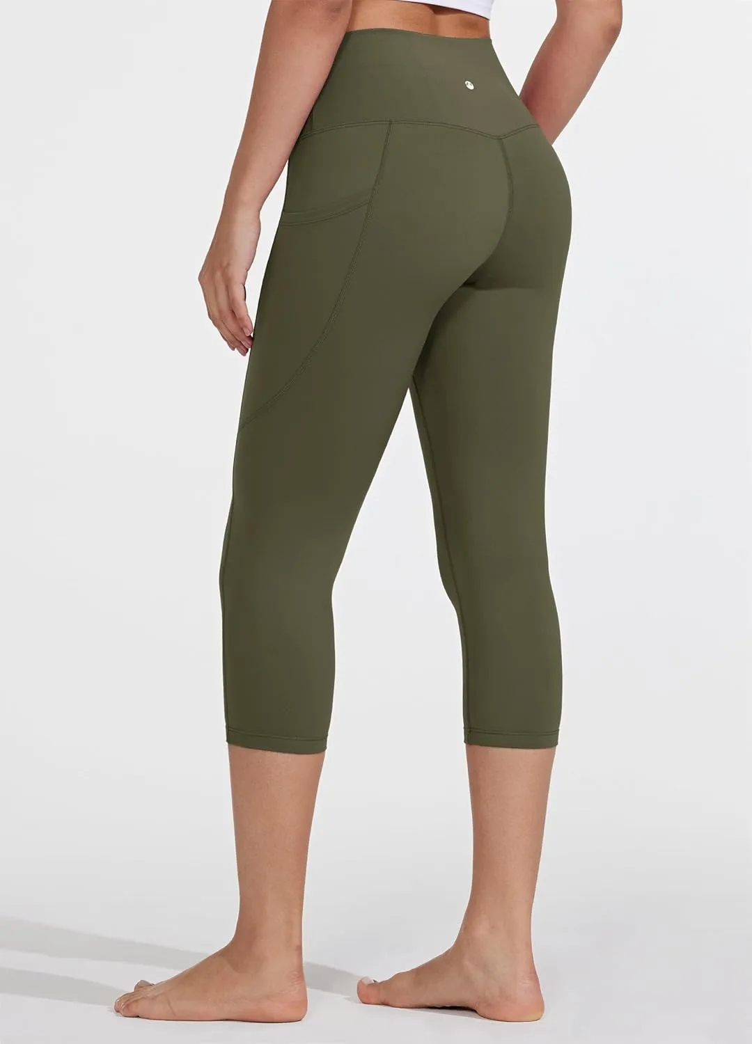 Willit Women's Yoga Capri Leggings Pants with Pockets High Waisted Exercise Casual Workout