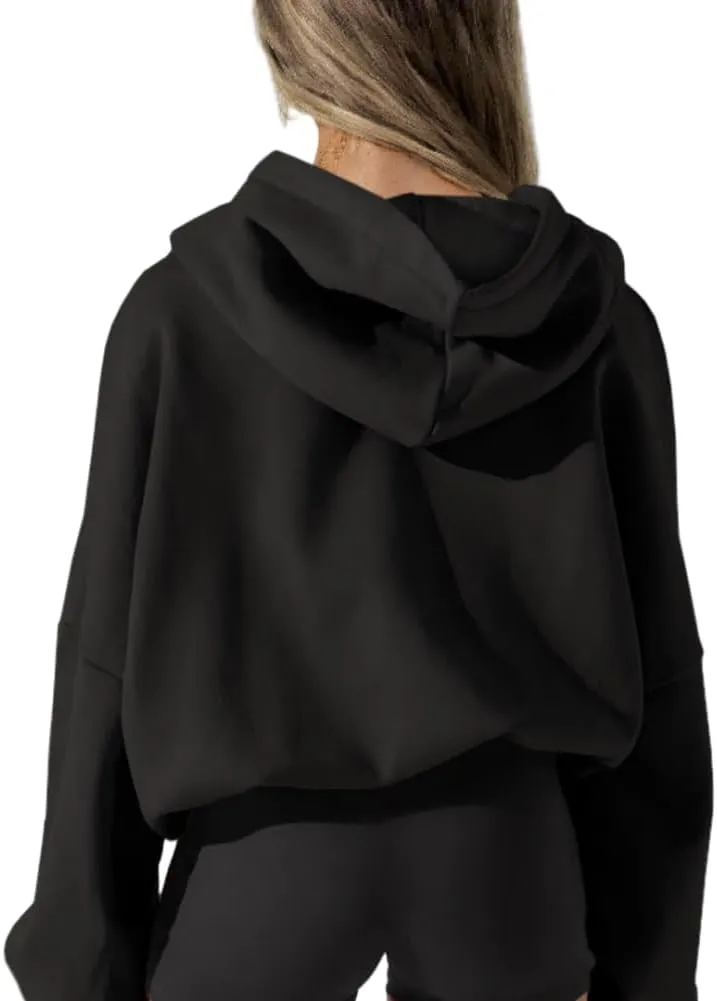 Women's Zip Up Cute Hoodies Fall Jacket Oversized Casual Sweatshirts Jacket Coat for Women
