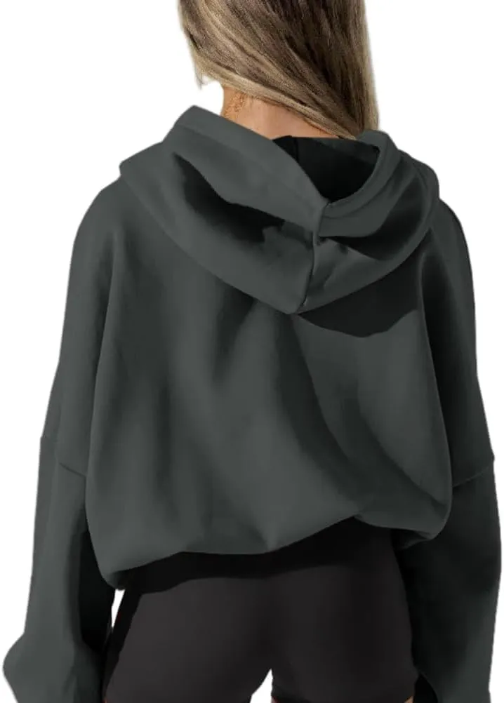 Women's Zip Up Cute Hoodies Fall Jacket Oversized Casual Sweatshirts Jacket Coat for Women