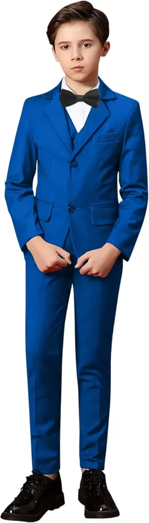 Yanlu Toddler Suits for Boys Formal Suit Ring Bearer Outfit Kids Dress Clothes for Wedding