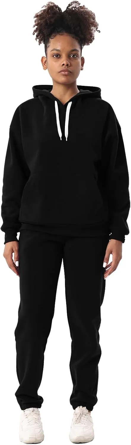 Yasumond Women's Two Piece Outfits Sweatsuit Set Jogging Track Suits Zipper Hoodies & Sweatpants
