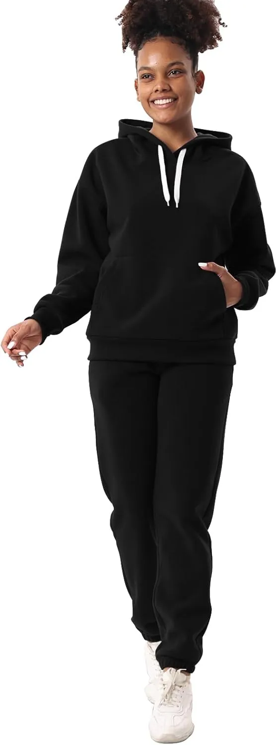 Yasumond Women's Two Piece Outfits Sweatsuit Set Jogging Track Suits Zipper Hoodies & Sweatpants