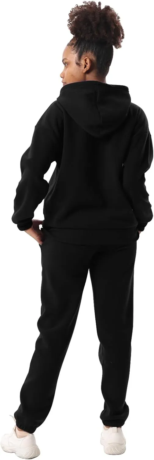 Yasumond Women's Two Piece Outfits Sweatsuit Set Jogging Track Suits Zipper Hoodies & Sweatpants