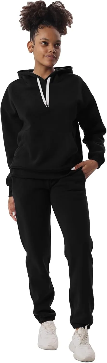 Yasumond Women's Two Piece Outfits Sweatsuit Set Jogging Track Suits Zipper Hoodies & Sweatpants