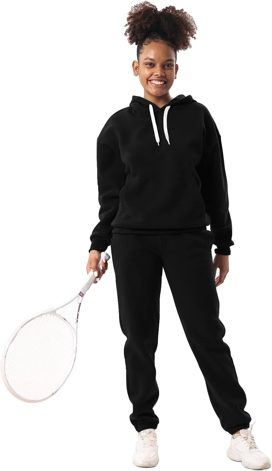 Yasumond Women's Two Piece Outfits Sweatsuit Set Jogging Track Suits Zipper Hoodies & Sweatpants